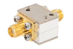 PE83IR1028 - Isolator with 20 dB Isolation from 12 GHz to 18 GHz, 10 Watts and SMA Female