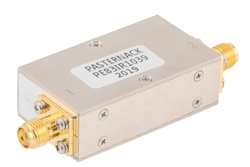 PE83IR1039 - Isolator with 12 dB Isolation from 2 GHz to 6 GHz, 10 Watts and SMA Female