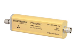 PE85N1007 - 3.5mm プレシジョン 校正済ノイズ発生モジュール、出力 ENR 13 dB、+28 VDC、10 MHz 〜 26 GHz、標準校正