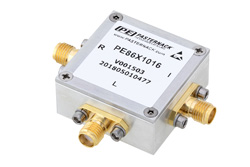 PE86X1016 - ダブルバランスミキサ、動作範囲 5 MHz 〜 1 GHz、IF範囲 DC 〜 1 GHz、LO パワー +13 dBm、SMA