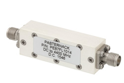 PE87FL1014 - 13 セクションローパスフィルタ、SMA メス コネクタ、動作範囲 DC 〜 4.4 GHz