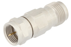 PE91083 - 75 Ω TNC メス 〜 75 Ω F オス アダプタ