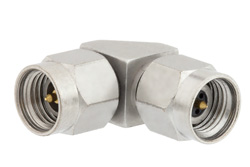 PE91165 - 2.92mm オス 〜 3.5mm オス 直角アダプタ