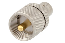 PE91328 - UHF オス 〜 BNC メス アダプタ