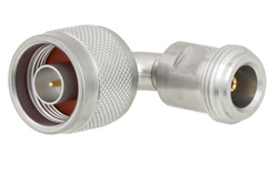 PE91350 - プレシジョン N オス 〜 N メス 曲げ直角アダプタ