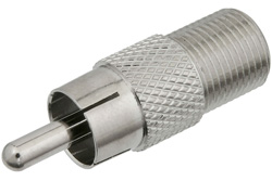 PE9163 - 75 Ω F メス 〜 75 Ω RCA プラグ アダプタ