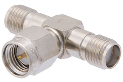 PE9182 - SMA 「T字」アダプタ、メス-オス-メス