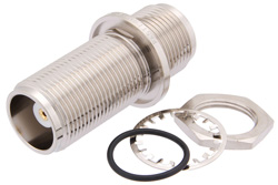 PE9193 - バルクヘッドマウント HN メス 〜 HN メス アダプタ