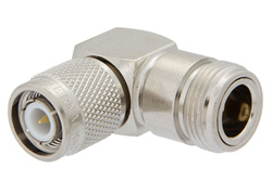 PE9263 - N メス 〜 TNC オス 直角アダプタ