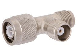 PE9290 - TNC 「T字」アダプタ、オス-メス-メス