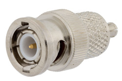 PE9469 - MCX プラグ 〜 BNC オス アダプタ