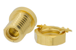 PE9522 - MMCX ジャック 〜 MMCX ジャック バルクヘッドマウントアダプタ