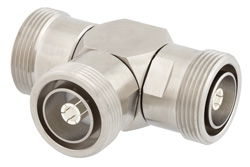 PE9556 - 7/16 DIN 「T字」アダプタ、メス-メス-メス