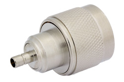 PE9614 - 75 Ω N オス 〜 75 Ω Mini SMB ジャック アダプタ