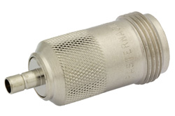 PE9615 - 75 Ω N メス 〜 75 Ω Mini SMB ジャック アダプタ