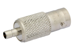 PE9619 - 75 Ω Mini SMB ジャック 〜 75 Ω BNC メス アダプタ