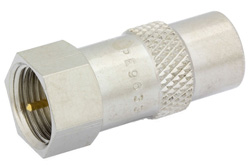 PE9633 - 75 Ω F オス 〜 75 Ω PAL プラグ アダプタ