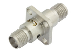 PE9670 - SMA メス 〜 SMA メス 4ホールパネルマウントアダプタ