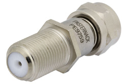 PE9759 - 75 Ω F オス 〜 75 Ω F メス アダプタ