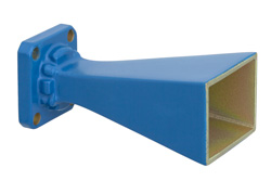 PE9851A-15 - WR-34 導波管ゲインホーンアンテナ、22 GHz 〜 33 GHz 、公称 15 dBi ゲイン、UG-1530/U 方形 フランジ