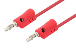 PE9930-120-R - スタッキングバナナプラグからスタッキングバナナプラグ - 120 インチ
