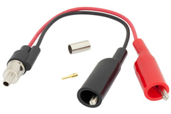 PE9959 - ブレイクアウト アセンブリ: RG59圧着接続から標準ワニ口クリップ