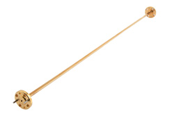 PEW08S000-12 - WR-8 直管導波管セクション 12 インチ長、UG-387/U-Mod 円形フランジ、90 GHz 〜 140 GHz