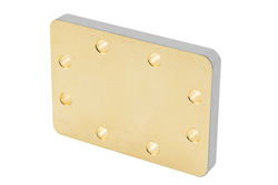 PEW137SP7 - WR-137 導波管 ショートプレート、CPR-137F フランジ、7mm 銅