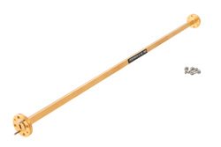 PEW15S010-12 - WR-15 計装グレード 直管導波管セクション 12 インチ長、UG-385/U 円形フランジ、50 GHz 〜 75 GHz