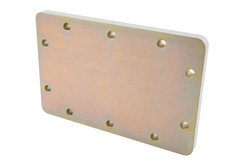 PEW430SP10 - WR-430 導波管 ショートプレート、CPR-430F フランジ、10mm アルミニウム