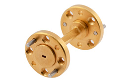 PEW6TW0000 - WR-6 45 Degree Right-hand Waveguide Twist with a UG-387/U-Mod Flange Operating from 110 GHz to 170 GHz