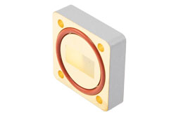 PEW75FS10-G - WR-75 導波管シム, 方形 UG-カバー フランジ形状, 周波数範囲: 9.84 GHz ～ 15 GHz, 10 mm 厚, 真鍮