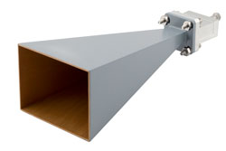 PEWAN062-20ELNF - WR-62 標準 ゲインホーン, 20 dBi 利得, エンドランチ N メス コネクタ