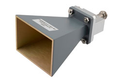 PEWAN112-15ELNF - WR-112 標準 ゲインホーン, 15 dBi 利得, エンドランチ N メス コネクタ