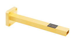 PEWAN1132 - WR-34 導波管プローブアンテナ、動作範囲 22 GHz 〜 33 GHz 、公称 6.5 dBi ゲイン、UG-1530/U 方形 フランジ