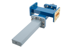 PEWCT1107 - WR-137導波管 50 dB クロスガイド結合器、CPR-137Gフランジ、SMA メス 結合ポート、5.85 GHz 〜 8.2 GHz、青銅