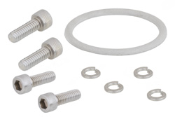 PEWGK1018 - WR-75 導波管導電ガスケットキット、方形、チョークフランジ