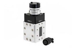 PEWGS6027 - WR-137 導波管メカニカルリレー SPDT ラッチングスイッチ、C 帯 8.2 GHz 最大周波数、12,000 W、CPR-137F、12V、TTL、セルフカットオフ