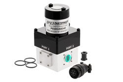 PEWGS6040 - WR-34 導波管メカニカルリレー SPDT/DPDT ラッチングスイッチ、Ka バンド 33 GHz 最大周波数、620 W、UG カバー、28V、セルフカットオフ