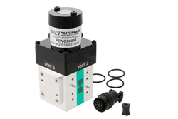 PEWGS6048 - WRD-750 ダブルリッジ導波管 SPDT/DPDT ラッチングリレースイッチ、7.5 GHz 〜 18 GHz 周波数帯、8,500 W、UG カバー、28V、セルフカットオフ
