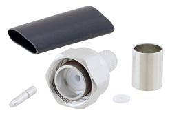 TC-400-4310M-X - 4.3-10 オス コネクタ、圧着/はんだ接続、LMR-400