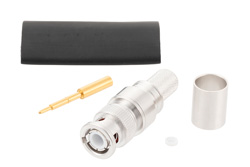 TC-400-BM-X - BNC オス コネクタ、圧着/はんだ接続、LMR-400、PE-C400