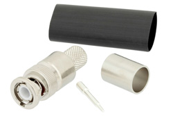 TC-400-BM - BNC オス コネクタ、圧着/はんだ接続、LMR-400、PE-C400