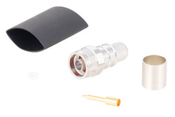 TC-600-NMH-X - N オス コネクタ、圧着/はんだ接続、LMR-600、PE-C600