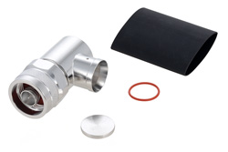 TC-SPO500-NM-RA-LP - N オス直角 低 PIM コネクタ、はんだ接続、SPO-500、SPF-500