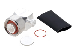 TC-SPP250-4195M-RALP - 4.1/9.5 Mini DIN オス直角 低 PIM コネクタ、はんだ接続、SPP-250-LLPL