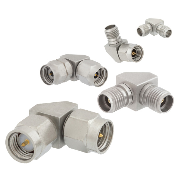 Microwave and Millimeter Wave Right Angle RF Adapters from Pasternack