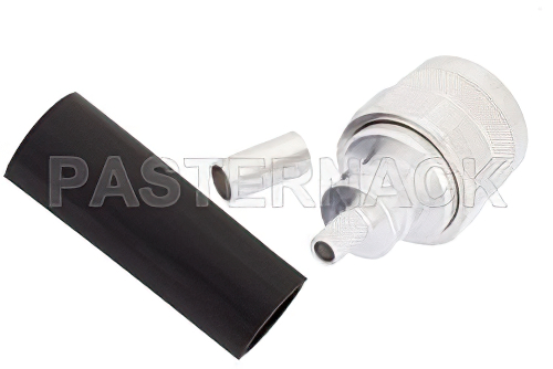 N オス コネクタ、圧着/ノンソルダー端子接続、LMR-200、PE-C200