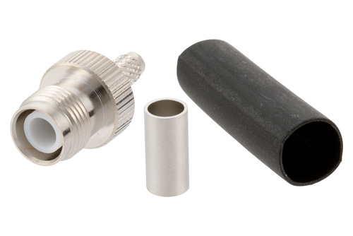RP-TNC Female Connector Crimp/Non-Solder Contact Attachment for LMR-200, PE-C200