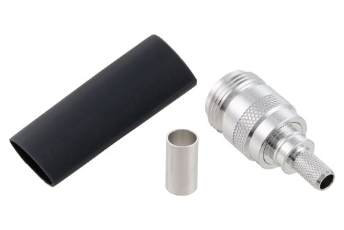 N メス コネクタ 圧着/ノンソルダー端子接続, LMR-240, LMR-240-DB, LMR-240-UF, LMR-240-FR, RG8X, PE-C240